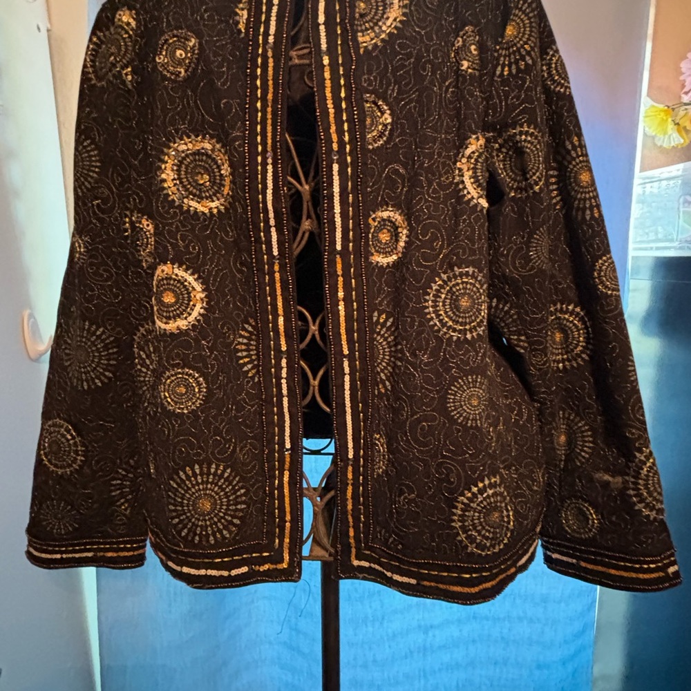 Chico’s beaded blazer/jacket